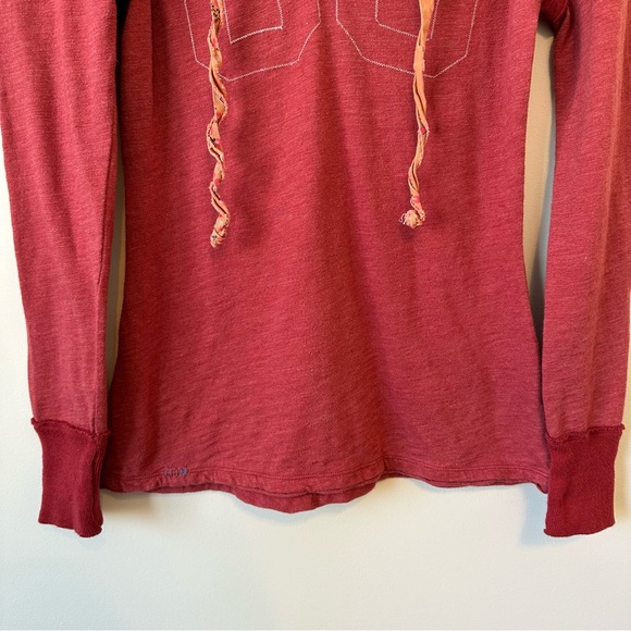 We The Free Ruffled Long Sleeve 88 Top - Picture 3 of 10